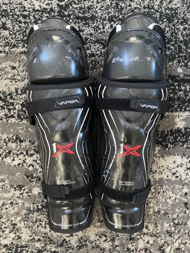 Used Bauer Vapor 1X Shin Pads