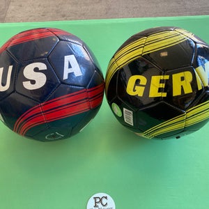 USA and Germany Soccer Balls