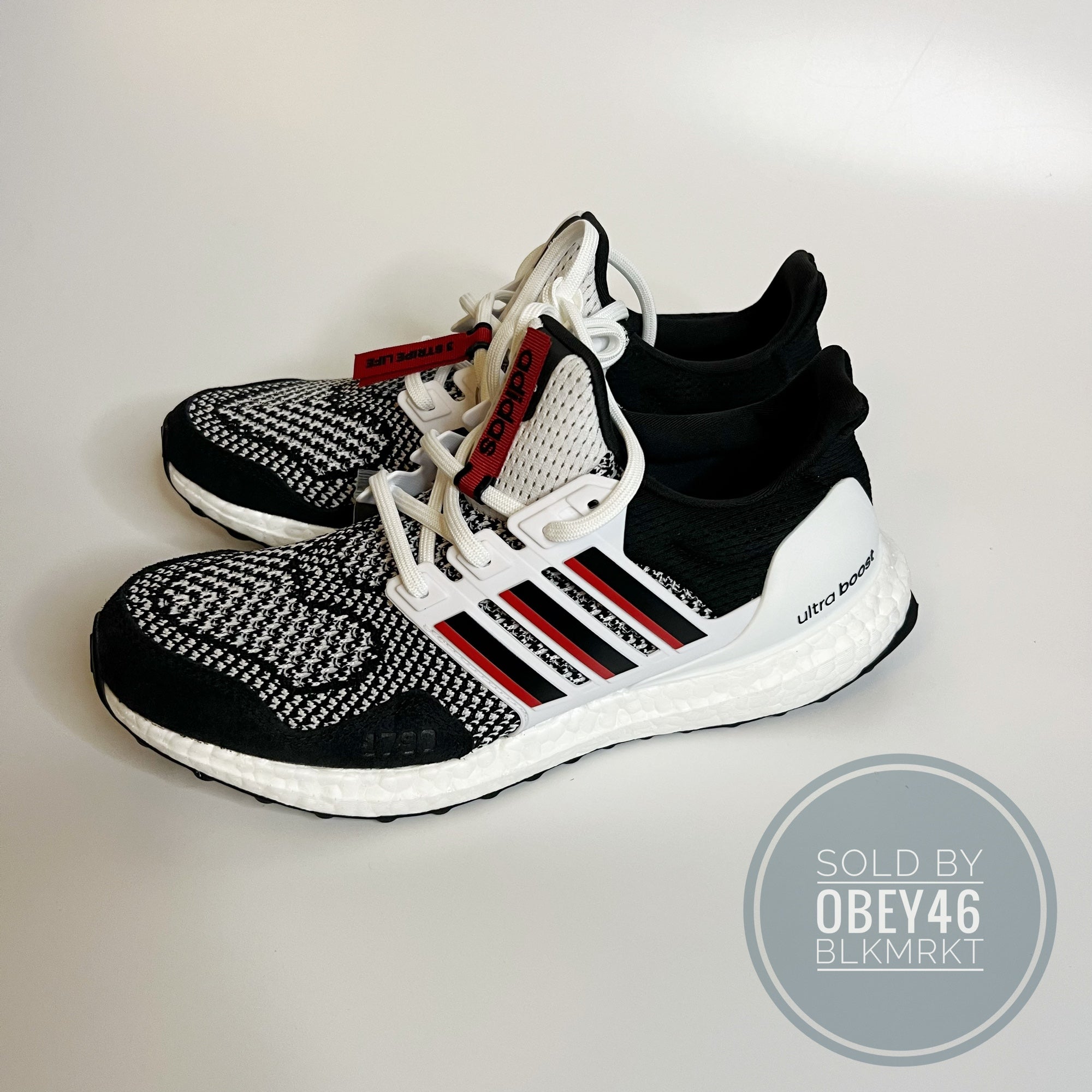adidas, Shoes, Adidas Ultraboost Dna Louisville Cardinals Ncaa Black Red  Fy5801 Mens 85