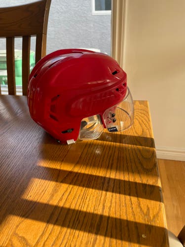 Used Medium CCM Tacks 710 Helmet And Visor