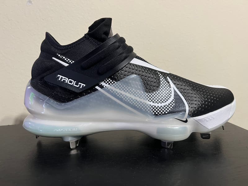 Nike Force Zoom Trout 7 Black/White Baseball Cleats CI3134  display picture 3