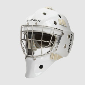 New Bauer 940 Junior Goal Mask White #1056423