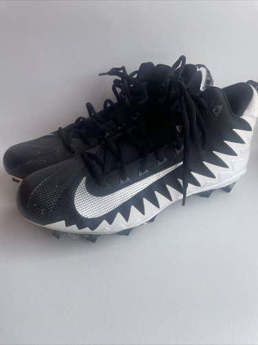 Nike Alpha Menace Men's Football Cleats - Size 11.5 -  871451-103  Black White