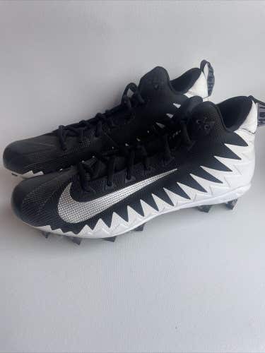 Nike Alpha Menace Men's Football Cleats - Size 12.5 -  871451-103  Black White