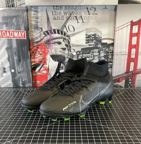 NEW Nike Zoom Mercurial Superfly 9 Pro FG Soccer Cleats Mens Sz 7.5 DJ5598-001
