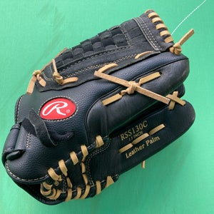 Used Rawlings RSB Right Hand Throw Outfield Baseball Glove 13"