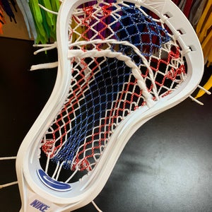 USA Nike L3 Lacrosse Head Professionally strung w/ The Mesh Dynasty Force Mesh