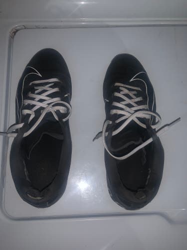 Black Men's Molded Cleats Low Top Vapor