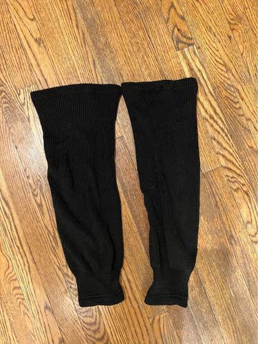 Black Senior New Large Knit Socks - Size 28"