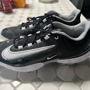 Black Men's Metal Low Top Nike alpha huarache elite 4  Size 12