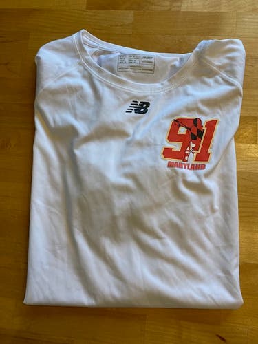 Team 91 Maryland White XL Men's New Balance Shirt