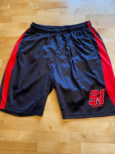 Team 91 Maryland Black Adult Large New Balance Shorts