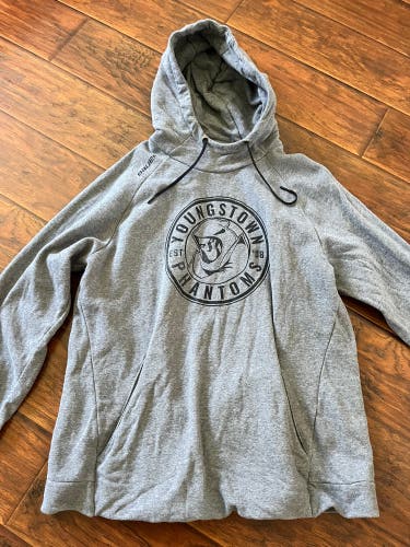 Grey men’s Youngstown phantoms hoodie