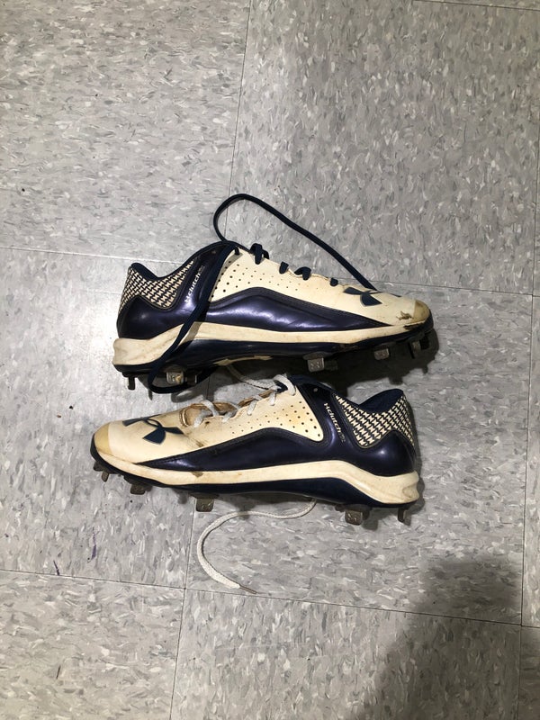 UNDER ARMOUR DECEPTION MID iRM Men's BASEBALL CLEATS BLACK/GOLD CAMO (Size  12) for Sale in Dallas, GA - OfferUp