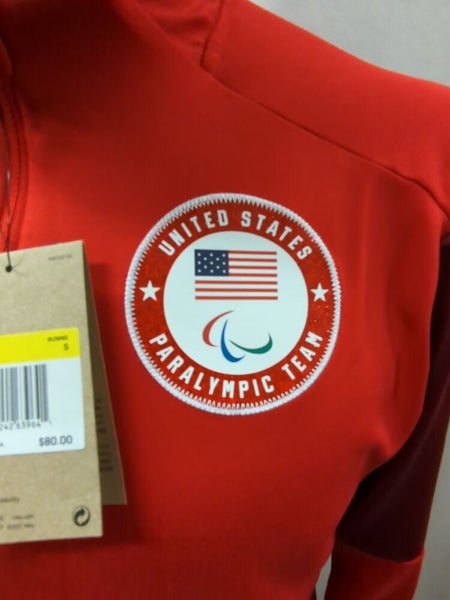 NWT United States Paralympic Team Nike 1/4 Zip Jacket S