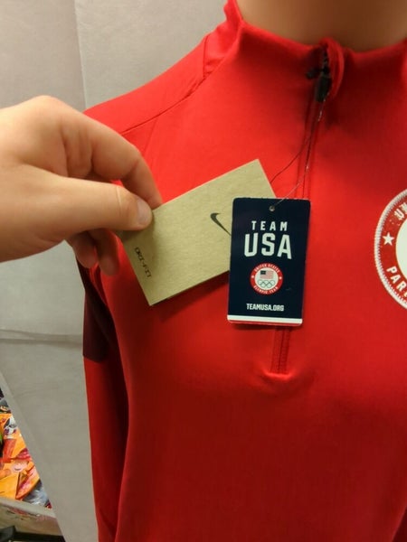 NWT United States Paralympic Team Nike 1/4 Zip Jacket S