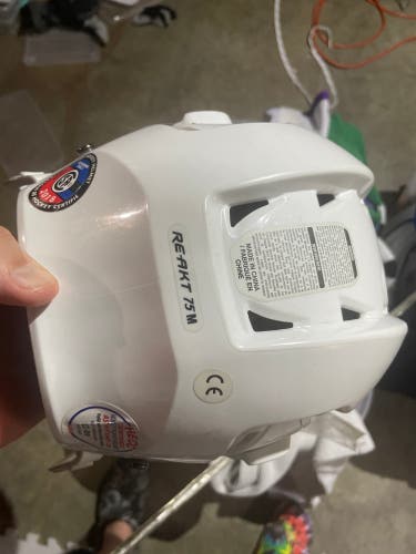 Used Medium Bauer Re-Akt 75 Helmet