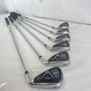 Used Callaway X2 Hot 5i-pw Stiff Flex Steel Shaft Golf Iron Set Irons
