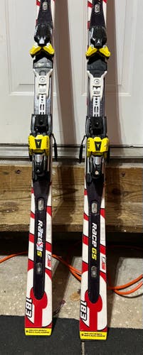 Used Unisex 2011/12 Atomic 183 cm Racing Race GS Skis Without Bindings