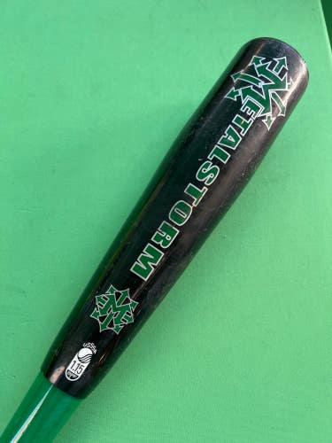 Used USSSA Certified Metalstorm Hybrid Bat -10 19OZ 29"