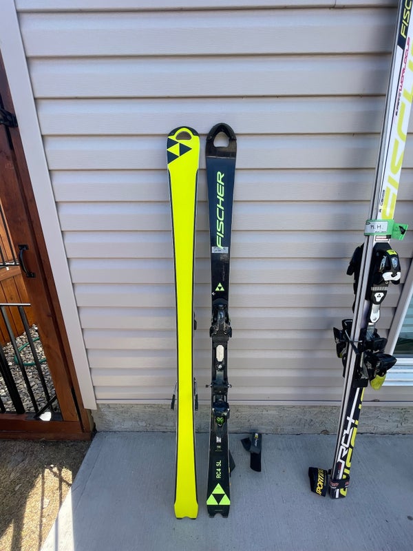 BRAND NEW - NEVER USED 2023 Fischer 150 cm Racing RC4 World Cup SL Skis ...