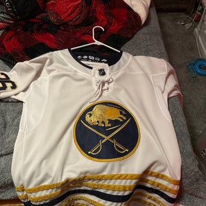 White New Large Adidas Jersey