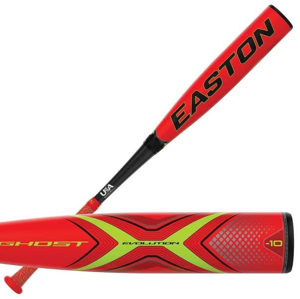 2019 Easton Ghost X Evolution USA Youth Baseball Bat (-10