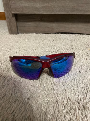 Red Youth Kids Unisex Boombah Sunglasses
