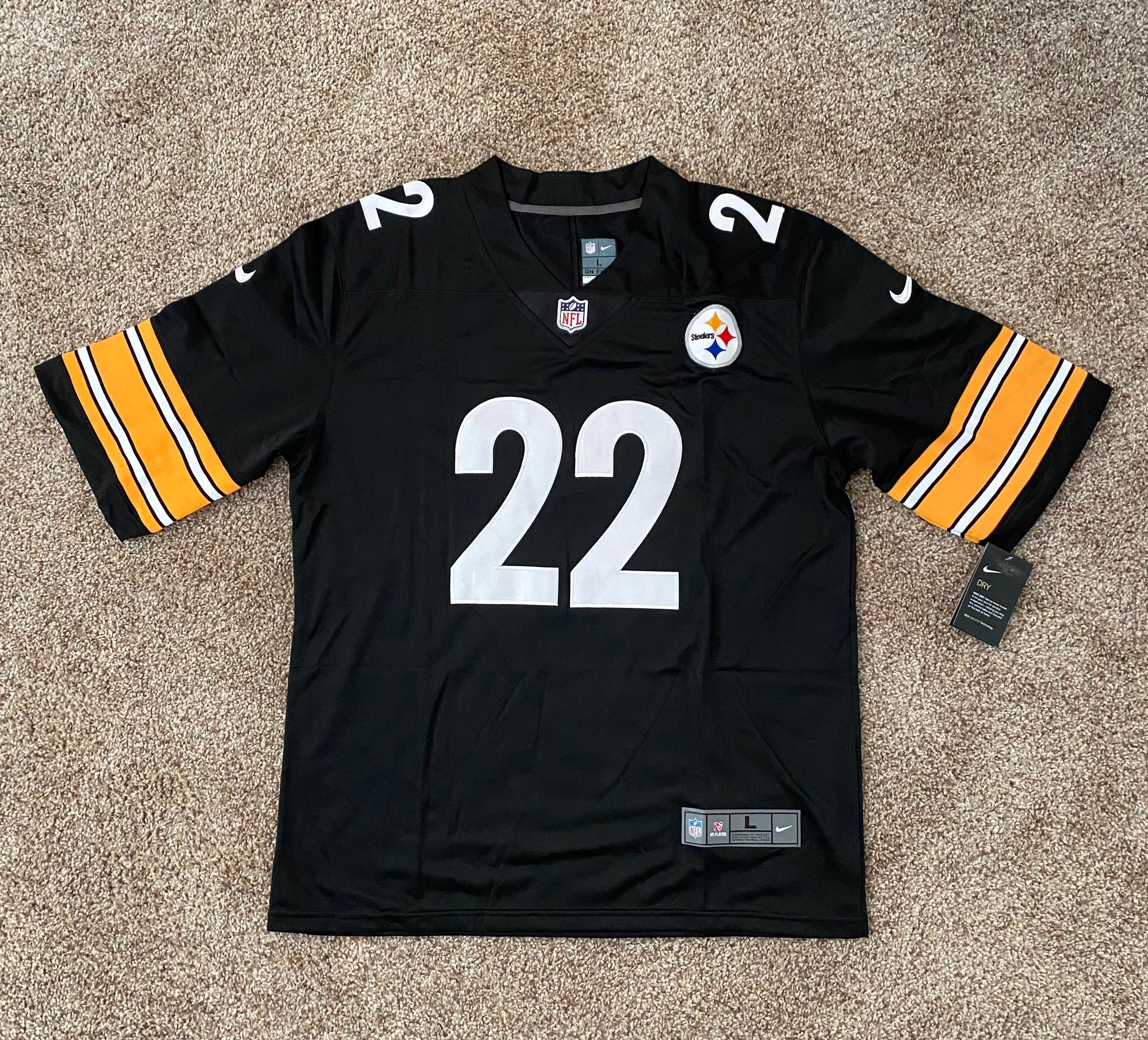 Fanatics Pro Line NFL PITTSBURGH STEELERS JERSEY NAJEE HARRIS SZ