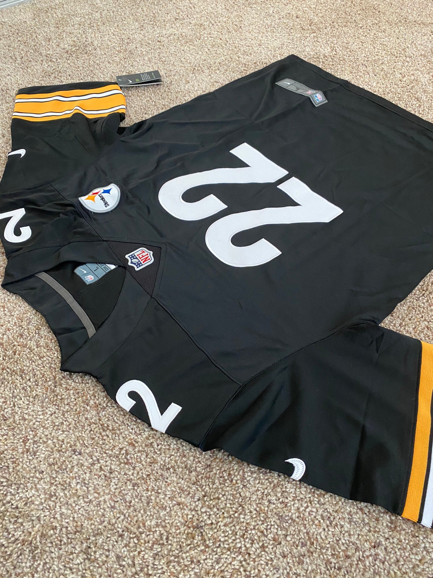 Reebok Ben Roethlisberger Pittsburgh Steelers 3rd Jersey XL NFL