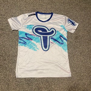 Tampa Bay Twisters Box Lacrosse Shooting Shirt M Team Issue Jazz Cup