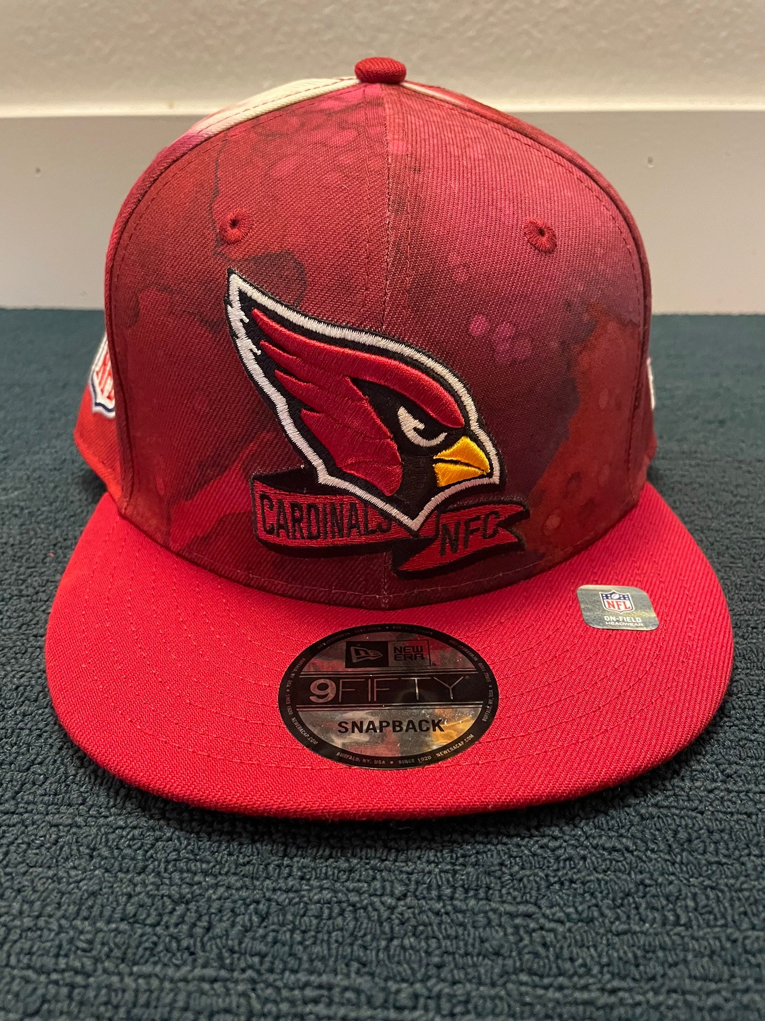 New Era NFL Arizona Cardinals Tie Dye On-Field SnapBack Hat