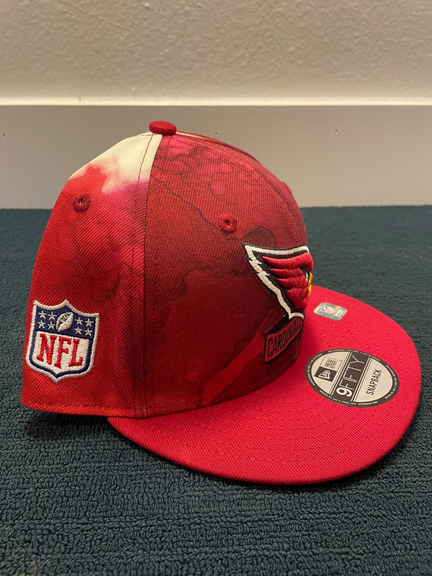 Men's New Era Cardinal Arizona Cardinals Basic 9FIFTY Adjustable Snapback  Hat