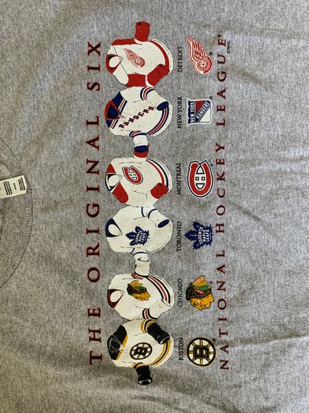 NHL Original Six NEW Medium T-Shirt SidelineSwap Buy and