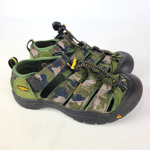 Keen Newport H2 Sport Sandals Kids Green Camo Hike Trail Youth Size: 2