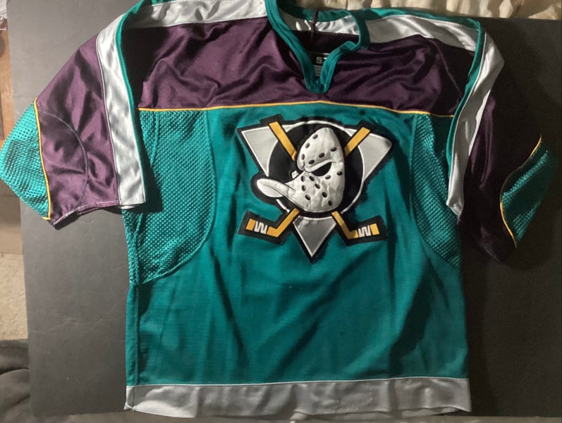 New Original 2XL 90s Mighty Ducks Jerseyanaheim Ducks Jersey 