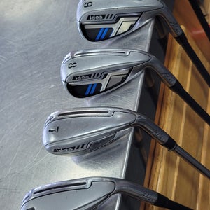 Used Adams Golf Idea 6 7 8 9 Pw 6i-pw Senior Flex Graphite Shaft Iron Sets