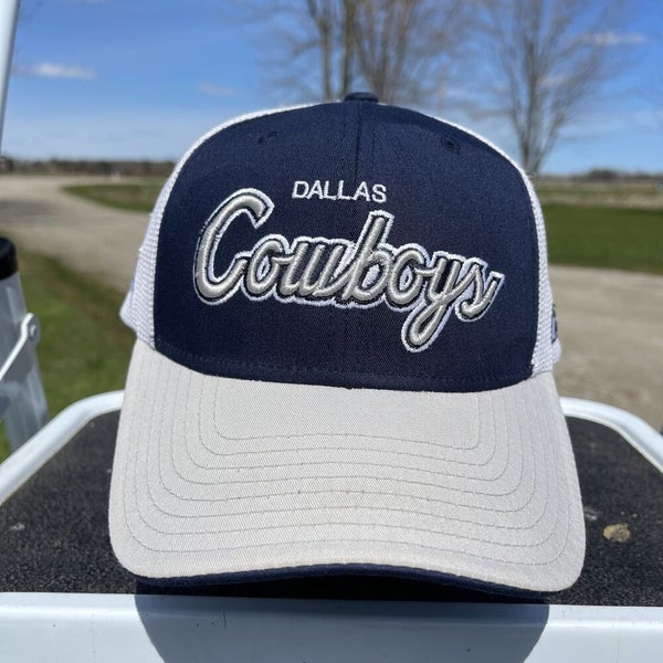 Dallas Cowboys HOOey Retro Joe Logo Trucker Adjustable Hat - Navy