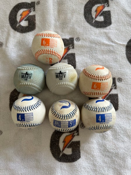 Assorted Weighted Baseballs