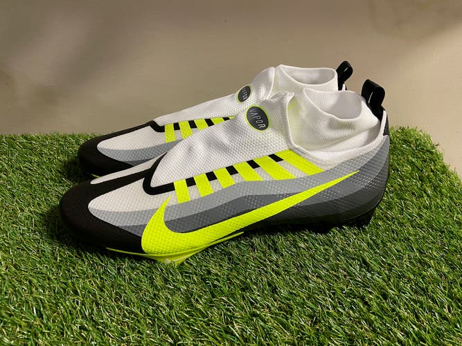Nike Vapor Edge Pro 360 Football Cleats Mens Size 15 Volt White DV5844-015 NEW