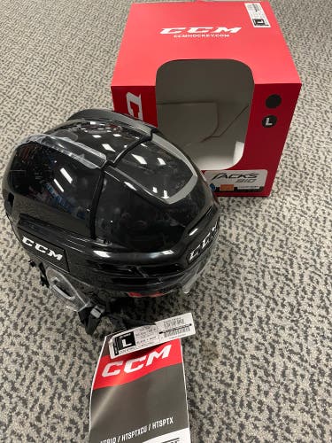 CCM Black Tacks 910 Large Black helmet
