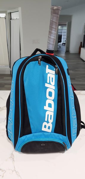 Used Babolot Pure Drive JUNIOR25 Tennis Racquet WITH Backpack Bag