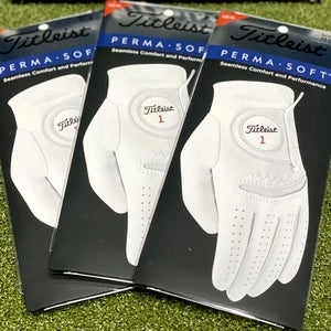 Titleist Perma Soft Leather Golf Glove 3-Pack Bundle Lot XX-Large XXL New #84226