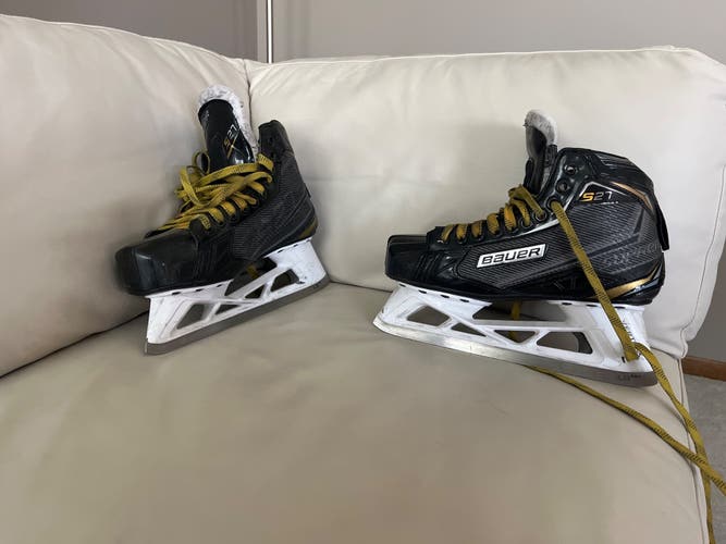Used Bauer Regular Width  Size 6 Supreme S27 Hockey Skates