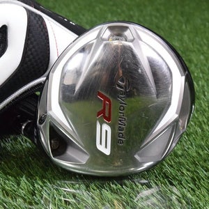 TAYLORMADE R9 9.5* DRIVER W/ MOTORE 65G STIFF GRAPHITE SHAFT & HEADCOVER