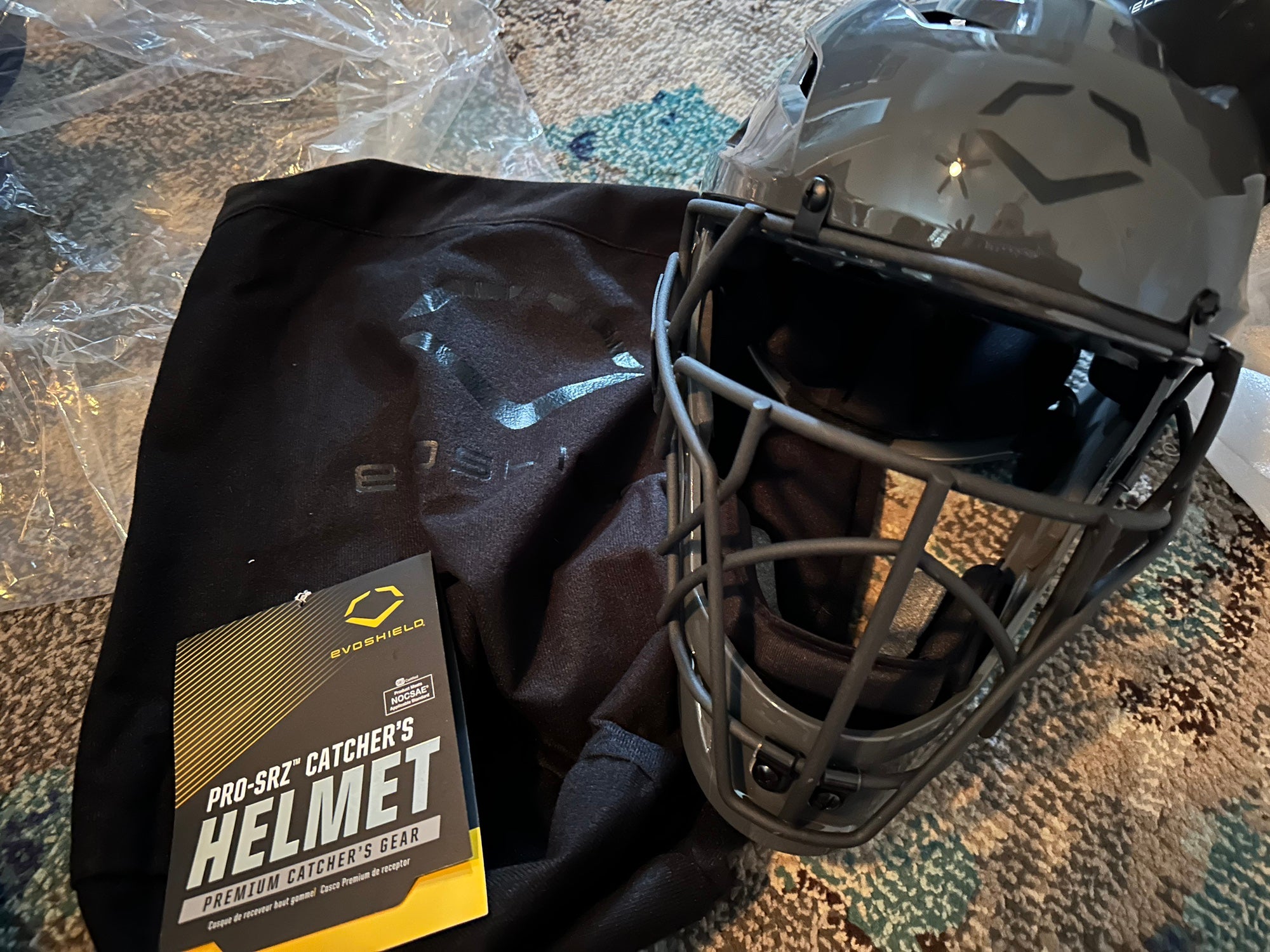  EvoShield Pro-Srz™ Catcher's Helmet - Black, Small