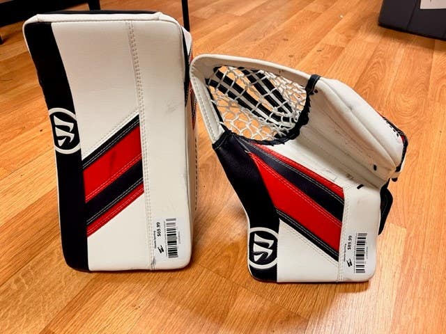 Like New Regular Warrior G2 Glove and Blocker Set