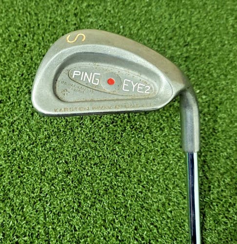 Ping Eye 2 Red Dot Sand Wedge  /  RH  / Stiff Steel ~35.75" / Nice Grip / jd3979