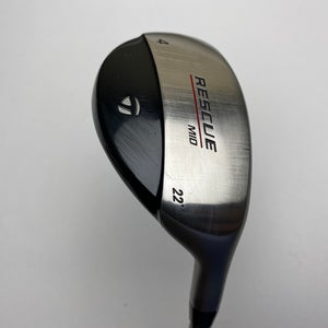 Taylormade Rescue Mid 4 Hybrid 22* Regular Graphite Mens RH HC