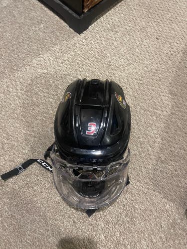 Used Small Bauer  Re-Akt 150 Helmet with CCM Shiled